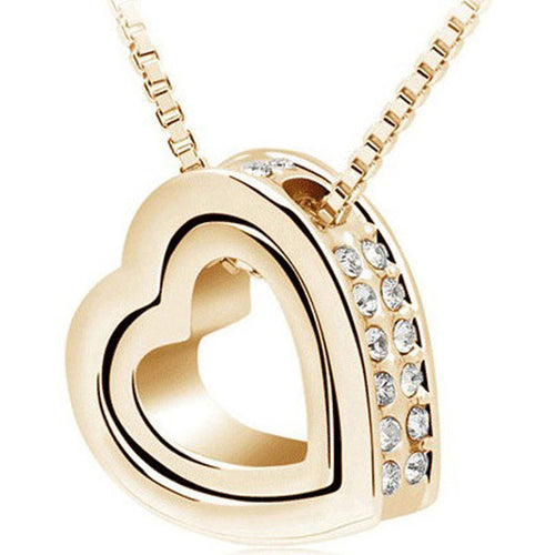 Hearts White Necklaces